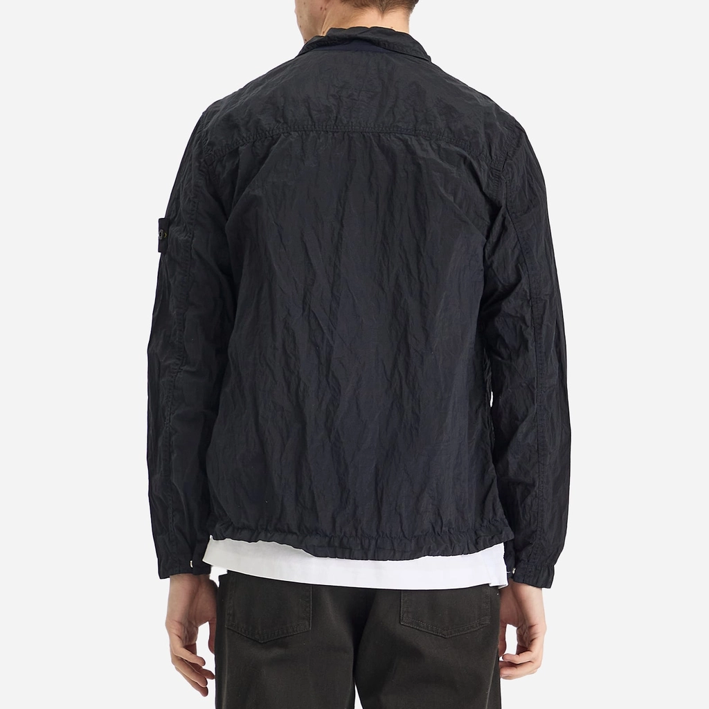 Stone Island Men's Nylon Metal Shirt Jacket Navy Blue
